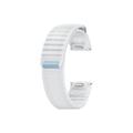 Correa de tela Samsung Galaxy Watch 4/4 Classic/5/5 Pro/6/6 Classic/7/FE - M/L - Blanca / Azul