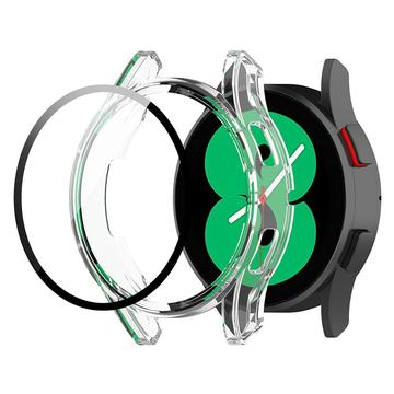 Carcasa de Plástico con Protector de Pantalla para Samsung Galaxy Watch FE - 40mm - Claro
