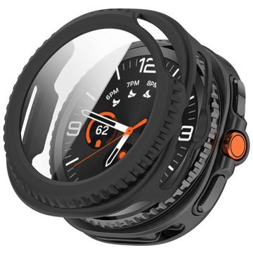 Carcasa de Plástico con Protector de Pantalla para Samsung Galaxy Watch8 Classic - 46mm - Negro