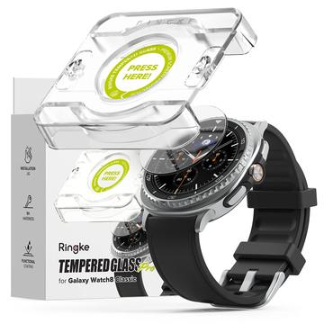 Protector de pantalla de cristal templado Ringke Easy Slide para Samsung Galaxy Watch8 Classic - 46mm - 2 uds.