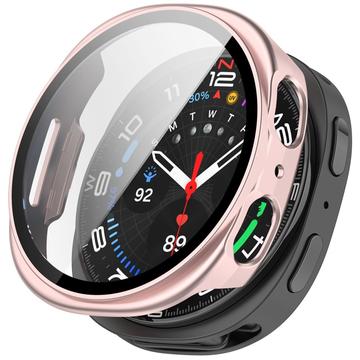 Carcasa de Plástico con Protector de Pantalla para Samsung Galaxy Watch8 - 40mm - Rosa
