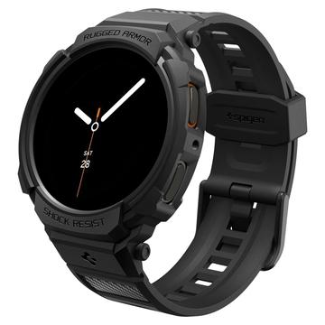 Carcasa de TPU Spigen Rugged Armor Pro para Samsung Galaxy Watch8 - 44mm - Negro