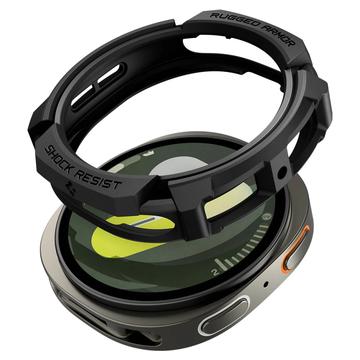 Funda de TPU Spigen Rugged Armor para Samsung Galaxy Watch8 - 44mm - Negro