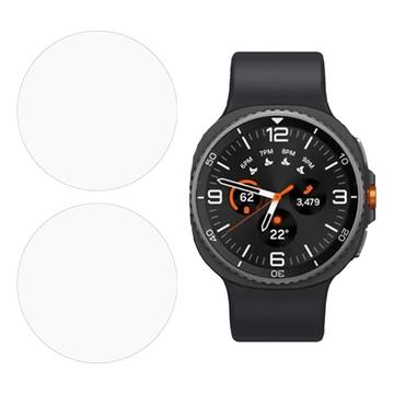 Protector de Pantalla de Cristal Templado para Samsung Galaxy Watch8 - 2 piezas - 44mm - Claro