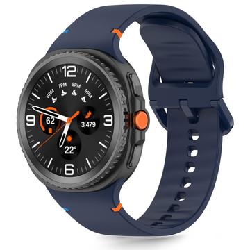 Correa de silicona Tech-Protect para Samsung Galaxy Watch8/Watch8 Classic - 40mm/44mm/46mm - Azul tormenta