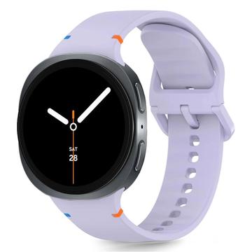 Correa de silicona Tech-Protect para Samsung Galaxy Watch8/Watch8 Classic - 40mm/44mm/46mm - Púrpura elegante