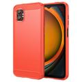 Carcasa de TPU Brushed para Samsung Galaxy XCover7 Pro - Fibra de Carbono