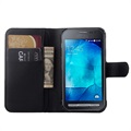 Funda con Tapa para Samsung Galaxy Xcover 3 - Estilo Libro - Negro