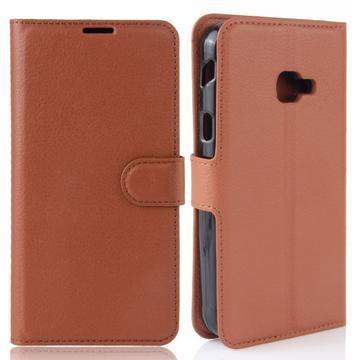 Funda con Cierre Magnético para Samsung Galaxy Xcover 4/4s - Estilo Cartera - Marrón