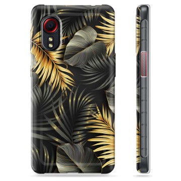 Funda de TPU para Samsung Galaxy Xcover 5 - Hojas Doradas