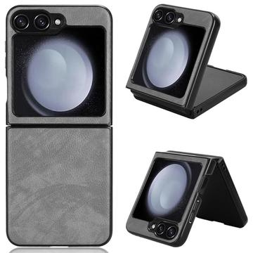 Funda de Plástico Revestido para Samsung Galaxy Z Flip6 - Gris