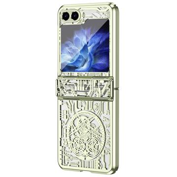 Funda de plástico galvanizado Mechanical Legend para Samsung Galaxy Z Flip6 - Verde