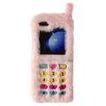 Funda de felpa retro Samsung Galaxy Z Flip6 con teclas de marcación bordadas