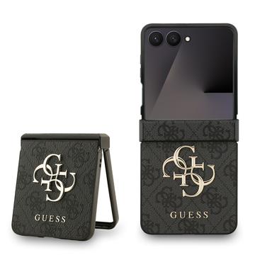 Carcasa Híbrida Guess 4G Big Metal Logo para Samsung Galaxy Z Flip7 - Negro
