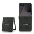 Funda con anillo de color Guess 4G para Samsung Galaxy Z Flip7 - Compatible con MagSafe - Negro