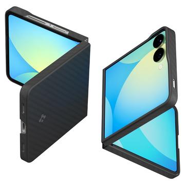 Caracasa Spigen AirSkin para Samsung Galaxy Z Flip7 - Negro de aramida