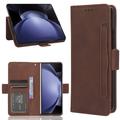 Funda Estilo Cartera Cardholder Serie para Samsung Galaxy Z Fold6 - Marrón