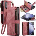 Funda Multifuncional Caseme C30 para Samsung Galaxy Z Fold6 - Rojo