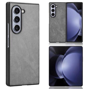 Funda de Plástico Revestido para Samsung Galaxy Z Fold6 - Gris