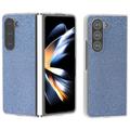 Funda híbrida con textura de diamantes de imitación para Samsung Galaxy Z Fold6 - Azul