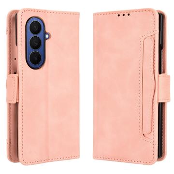 Funda tipo billetera con tarjetero para Samsung Galaxy Z Fold7 - Rosa