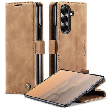 Funda Caseme Serie 013 para Samsung Galaxy Z Fold7 - Estilo Cartera - Marrón
