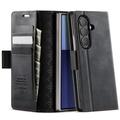 Funda Billetera con Textura de Becerro con Bloqueo RFID Samsung Galaxy Z Fold7 Cartera 033 - Negro
