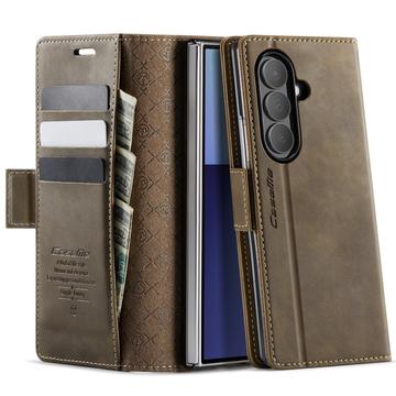 Funda Billetera con Textura de Becerro con Bloqueo RFID Samsung Galaxy Z Fold7 Cartera 033