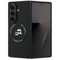 Funda magnética Samsung Galaxy Z Fold7 Karl Lagerfeld Karl and Choupette Heads - Negro
