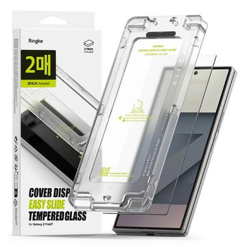 Protector de pantalla de cristal templado Ringke Easy Slide para Samsung Galaxy Z Fold7 - 2 uds.