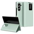 Funda Samsung Galaxy Z Fold7 Smart Clear View Flip con ranura para tarjetas