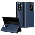 Funda Samsung Galaxy Z Fold7 Smart Clear View Flip con ranura para tarjetas - Zafiro