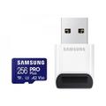 Tarjeta microSD Samsung PRO Plus de 256 GB + lector de tarjetas USB (2023) MB-MD256SB/WW - 256 GB