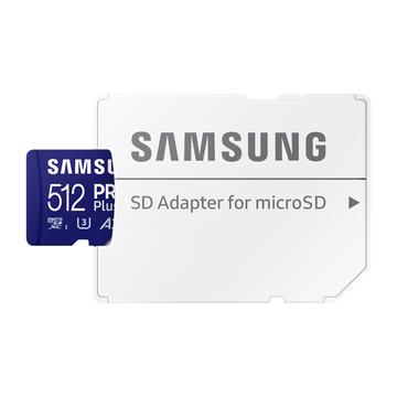 Tarjeta de memoria Samsung Pro Plus microSDXC con adaptador SD MB-MD512SA/EU