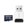 Tarjeta de memoria Samsung Pro Ultimate MicroSDXC con lector de tarjetas MB-MY256SB/WW - 256 GB