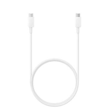 Cable USB-C / USB-C de Samsung EP-DW767JWE - 3A, 1.8m - Bulk - Blanco