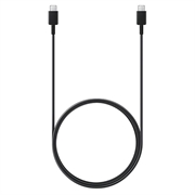Cable Samsung USB-C / USB-C EP-DX310JBE - 3A, 1.8m - Bulk - Negro