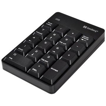 Teclado Numérico Inalámbrico Sandberg - Negro