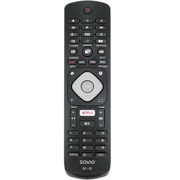 Savio RC-10 Mando a distancia universal de repuesto para televisores Philips - Fiable y fácil de usar