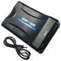 Scart / HDMI 1080p AV Adapter with USB Cable