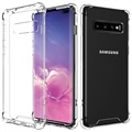 Funda Híbrida para Samsung Galaxy S10+ - resistente a arañazos - Transparente
