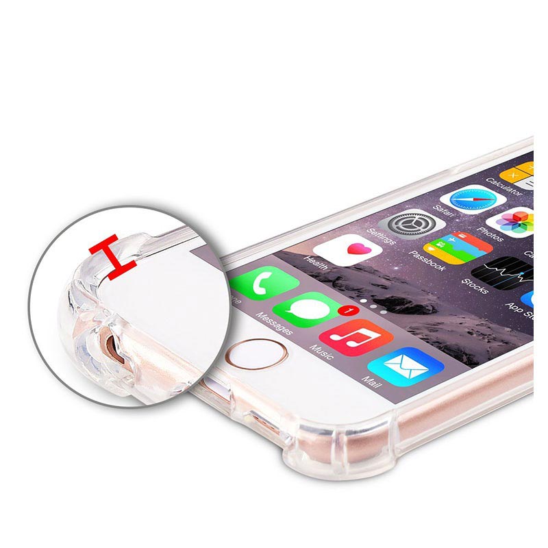 Funda híbrida iPhone 6 Plus/6S Plus resistente a Cristalina