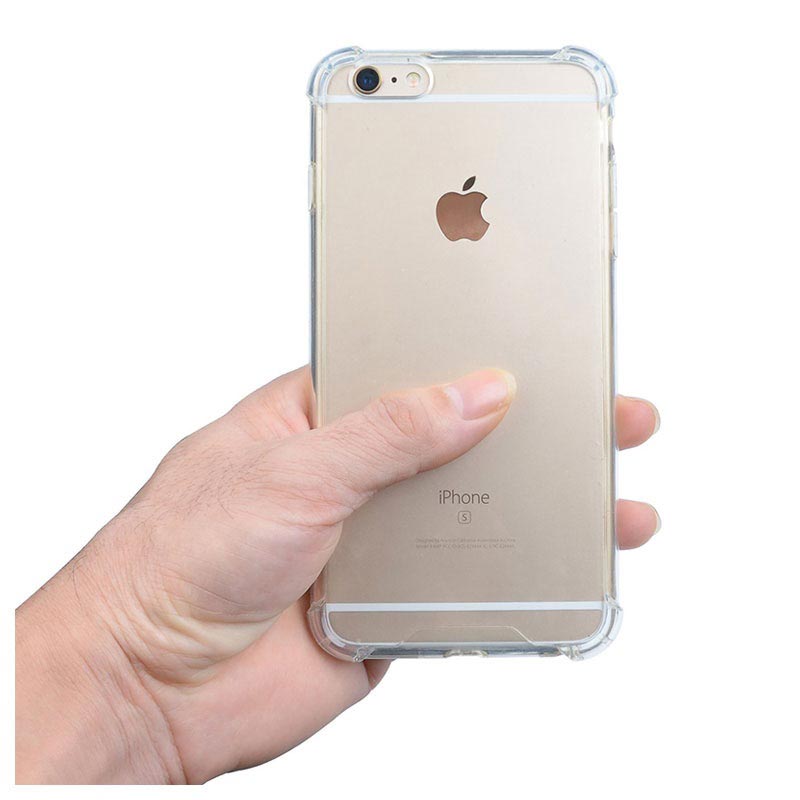 Silicio Víspera Flojamente Funda híbrida iPhone 6 Plus/6S Plus resistente a arañazos - Cristalina