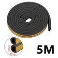 Banda de sellado autoadhesiva de EPDM para puertas y ventanas - 5m, 9x6mm