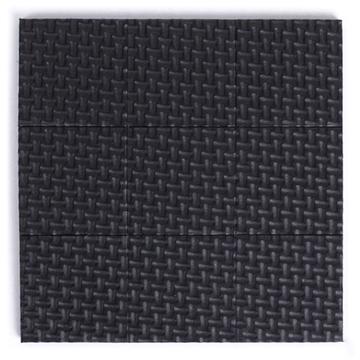 Almohadillas de espuma autoadhesivas para patas de sillas - 3cm x 3cm - Negro
