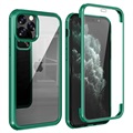 Carcasa Híbrida Shine&Protect 360 para iPhone 11 Pro - Verde / Claro
