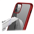 Carcasa Híbrida Shine&Protect 360 para iPhone 11 Pro - Rojo / Claro