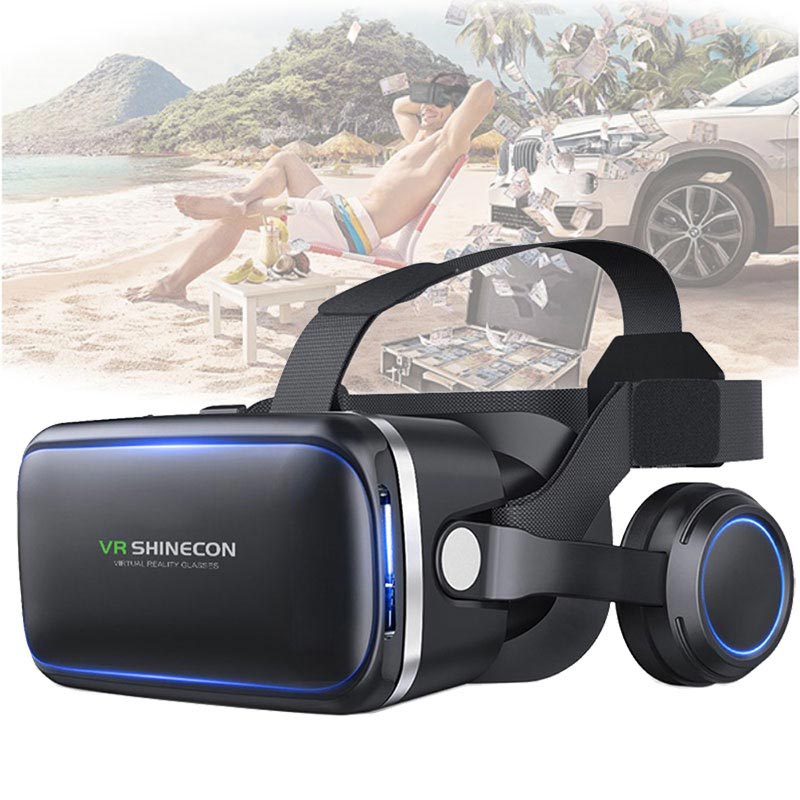 Lentes de realidad online virtual vr shinecon