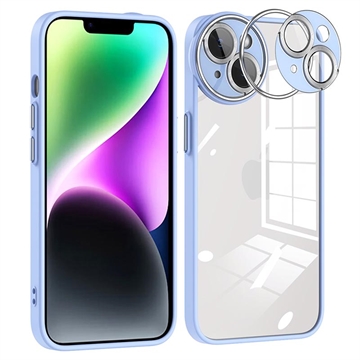 Funda Híbrida con Absorción de Impactos para iPhone 14 con Protección para Cámara