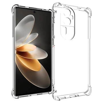 Carcasa de TPU Antichoque para Oppo Reno10 Pro+ - Transparente